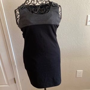 Forever 21 black and gray dress, size large.